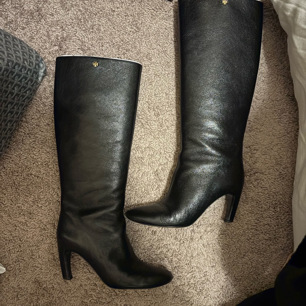 Tory Burch Black Heeled Boots